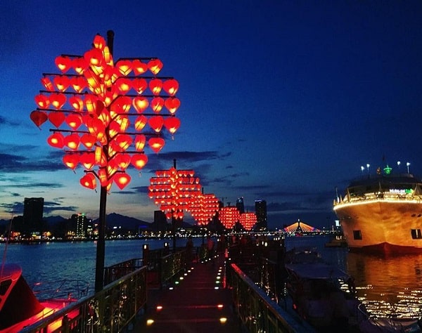 Những cây cầu đẹp nhất Đà Nẵng. Đà Nẵng có cây cầu nào đẹp, nổi tiếng? Cầu tình yêu