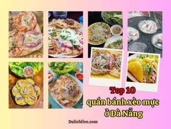 Quán bánh xèo mực ở Đà Nẵng. Ăn Bánh xèo mực quán nào ngon