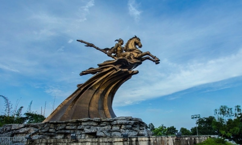 Địa điểm du lịch giá rẻ ở Hà Nội. Đền Gióng Sóc Sơn