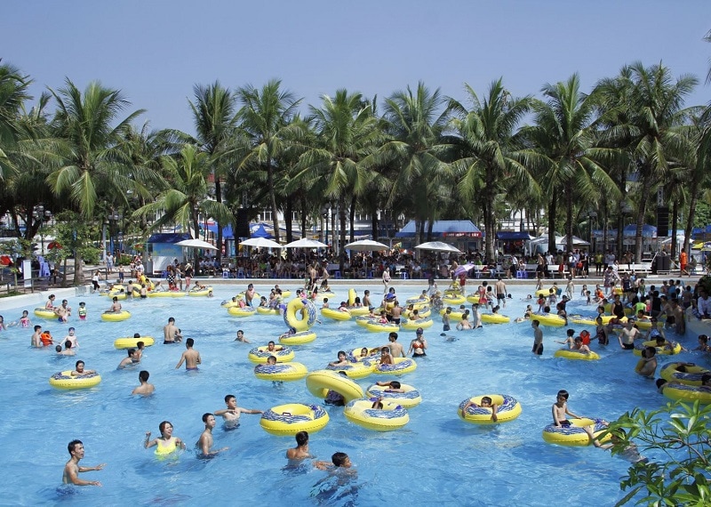 Địa điểm du lịch, vui chơi hấp dẫn ở Hà Nội. Đi đâu, chơi gì ở Hà Nội? Công viên nước Hồ Tây