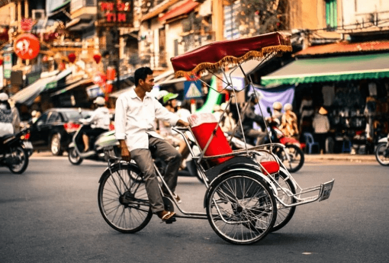 Kinh nghiệm du lịch Hà Nội, xích lô ở Hà Nội