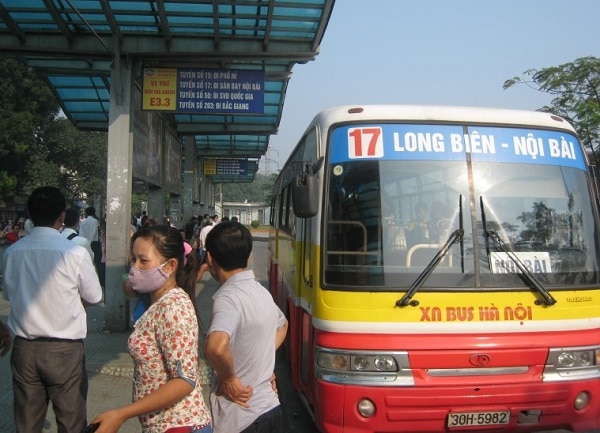 Xe buýt đi sân bay Nội Bài, tuyến bus đi sân bay Nội Bài, Xe buýt 17...