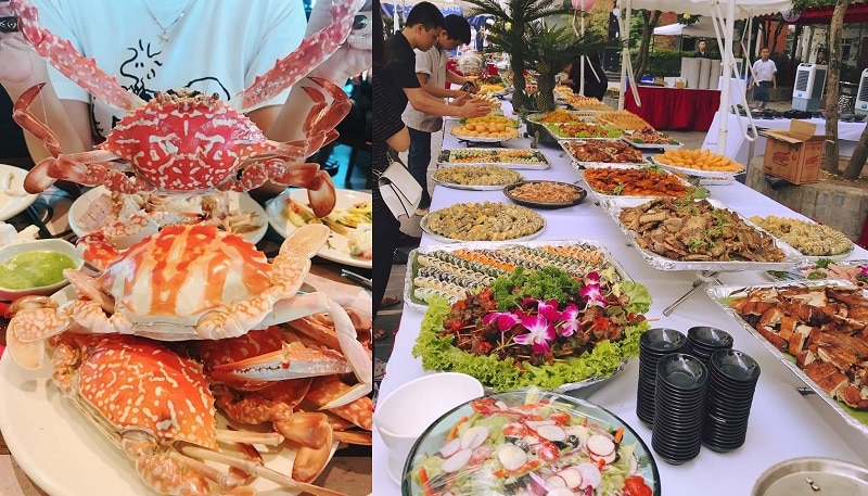 Ăn buffet hải sản ở đâu ngon rẻ Hà Nội? Địa chỉ quán buffet hải sản ngon ở Hà Nội. Bay Seafood Buffet