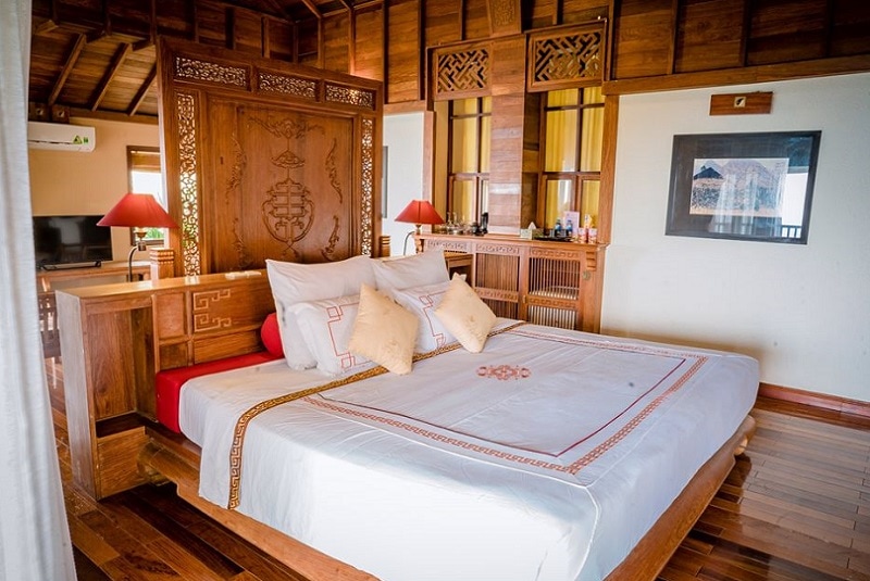 Gần Hà Nội có resort nào, phòng ngủ của Tam Dao Belvedere Resort