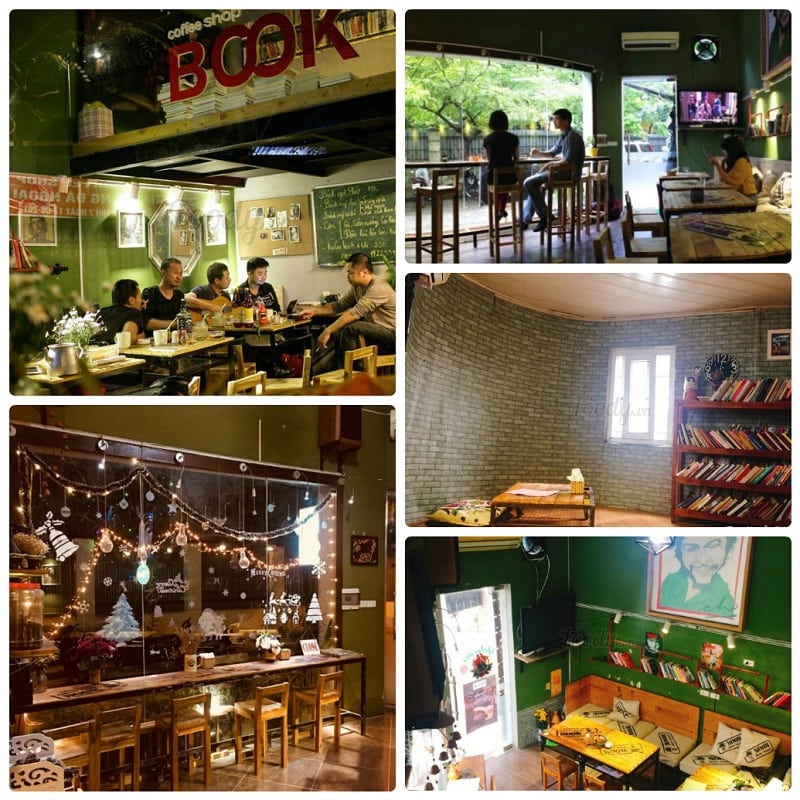 Book Coffee Shop, quán cafe sách ở Ba Đình, Hà Nội