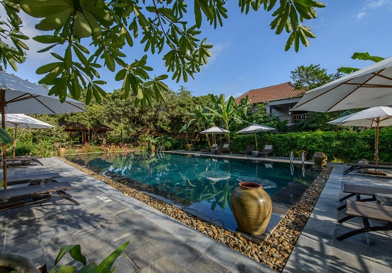 Những khu nghỉ dưỡng gần Hà Nội, hồ bơi ở Tam Cốc Garden Resort