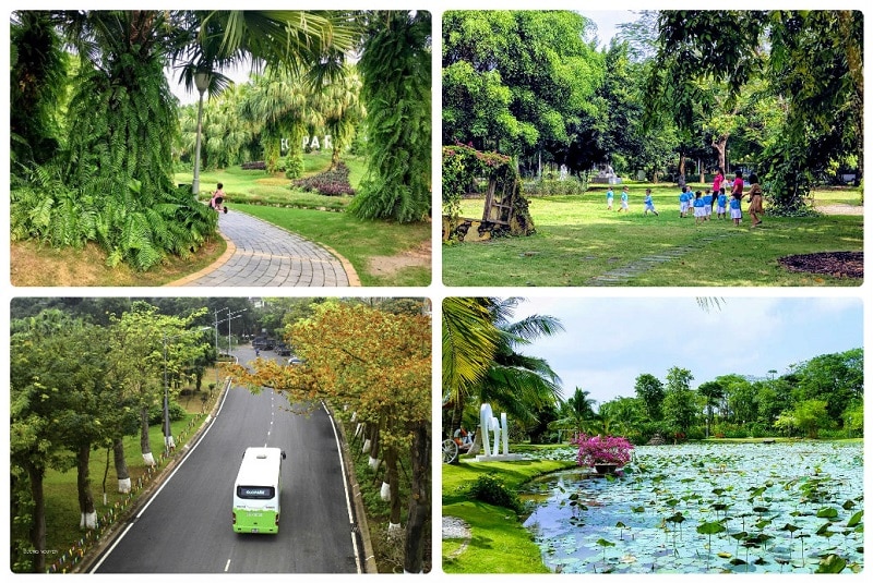Địa điểm đi chơi ở Hà Nội cho sinh viên, công viên Ecopark