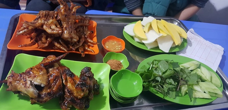 Quán chân gà nướng ở Hà Nội. Ở Hà Nội ăn chân gà quán nào ngon