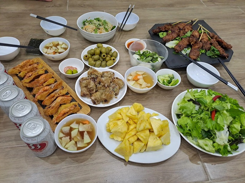 Quán thịt xiên nướng Hà Nội. Quán thịt xiên ngon ở Hà Nội