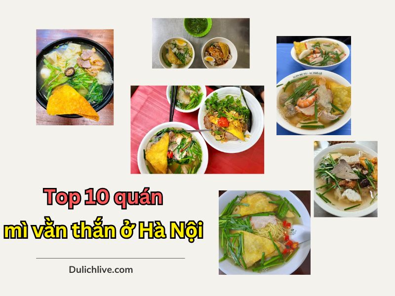 Quán mỳ vằn thắn ở Hà Nội. Quán mì vằn thắn ngon nổi tiếng ở Hà Nội