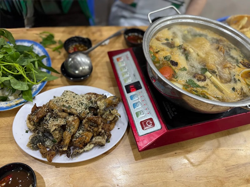 Quán lẩu ếch ở Hà Nội. Ăn lẩu ếch Hà Nội quán nào ngon
