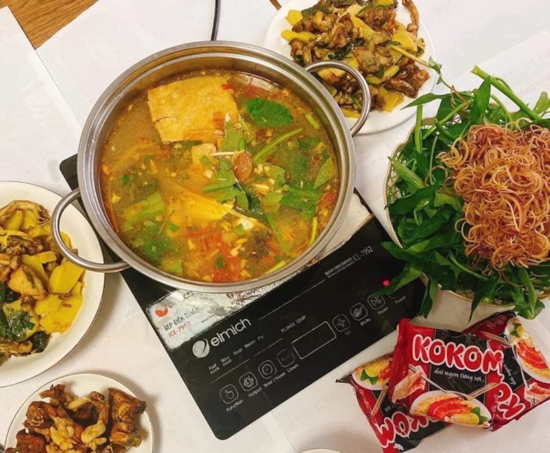 Quán lẩu ếch ở Hà Nội. Quán lẩu êch nổi tiếng Hà Nội