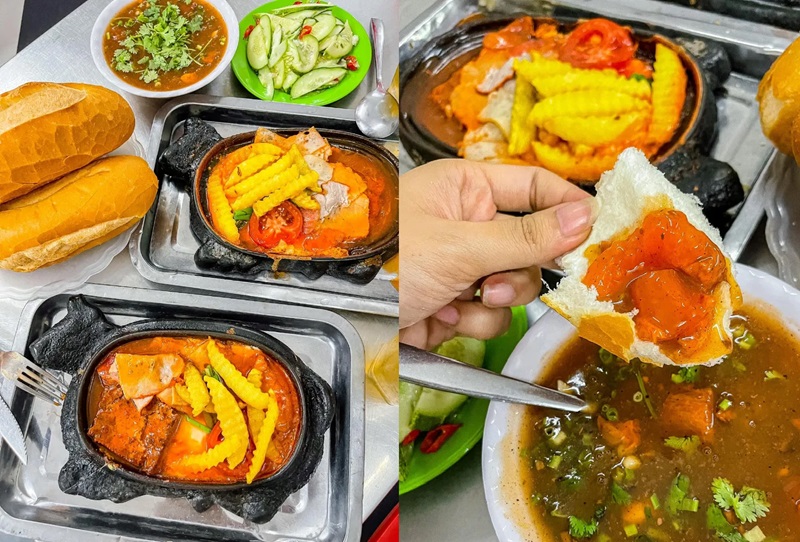Quán bánh mì chảo nổi tiếng ở Hà Nội. quán bánh mì chảo bình dân ở Hà Nội