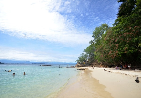 Bãi biển đẹp ở Kota Kinabalu, Malaysia, bãi biển Sapi