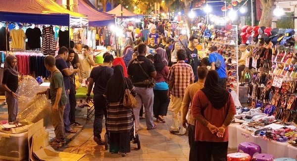 Chợ đêm Bangsar Baru - chợ đêm giá rẻ ở Kuala Lumpur