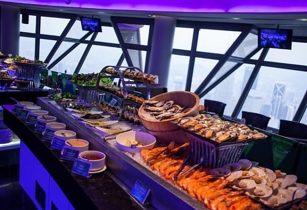 Địa chỉ ăn buffet ở Kuala Lumpur, món ngon ở nhà hàng Atmosphere 360