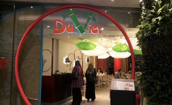 Du Viet - địa chỉ ăn món Việt ở Kuala Lumpur City Centre