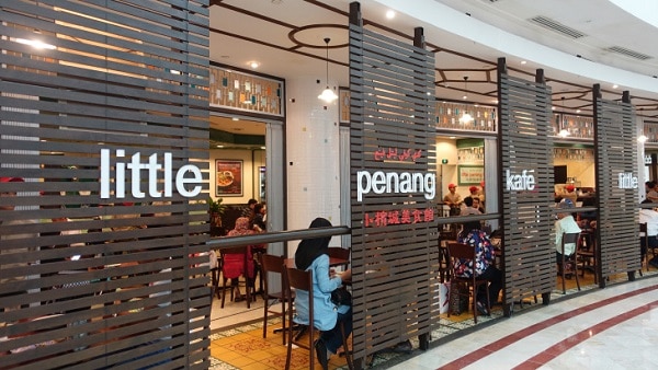 Little Penang Kafe KLCC là nhà hàng ăn nhanh Kuala Lumpur City Centre đông khách