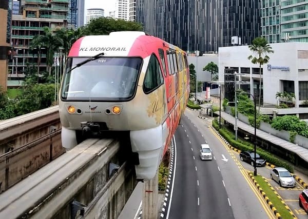 Phương tiện di chuyển ở Malaysia, tàu điện Monorail