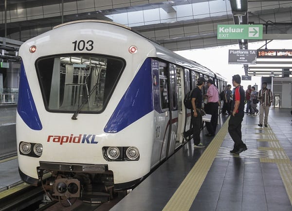 Phương tiện di chuyển ở Kuala Lumpur, Tàu điện LRT của RapidKL