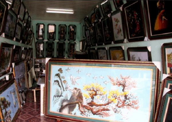 Cửa Hàng Kim Tố – Cửa hàng chuyên bán tranh hoa vải  ở Nha Trang