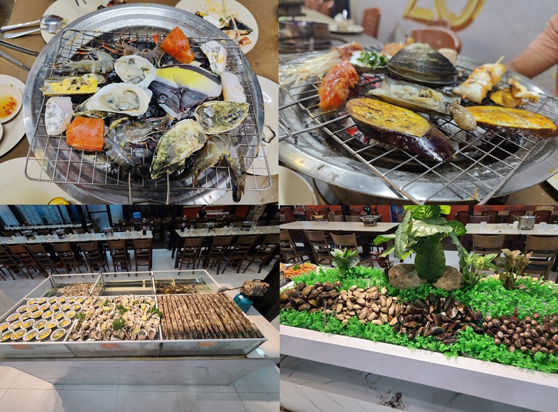Quán buffet hải sản ở Nha Trang. Ăn buffet hải sản ở Nha Trang