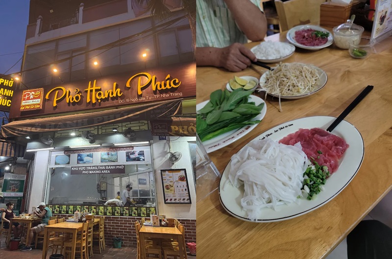 Quán phở ở Nha Trang. Quán phở nổi tiếng Nha Trang