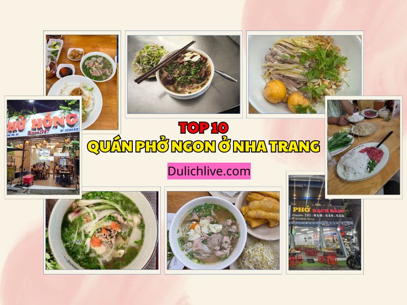 Quán phở ở Nha Trang. Quán phở bò ở Nha Trang