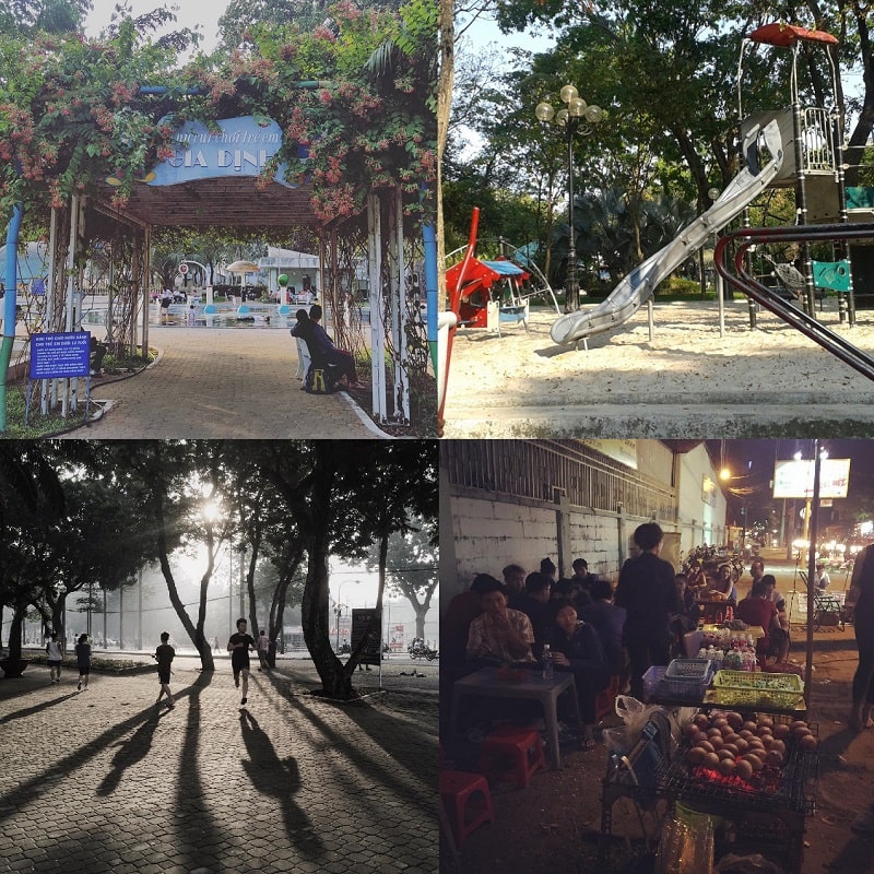 Địa điểm du lịch, tham quan miễn phí ở Sài Gòn. Công viên Gia Định