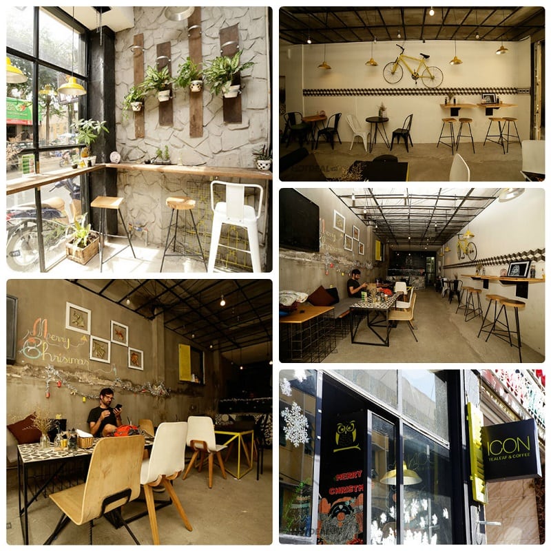 ICON Coffee & Tea Leaf, một trong những quán cà phê đẹp quận 1