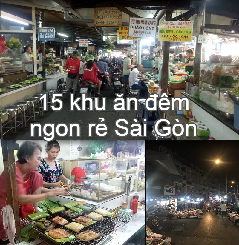 Khu ăn đêm ngon rẻ ở Sài Gòn nổi tiếng. Ăn đêm ở đâu ngon TP Hồ Chí Minh? Chợ đêm Bà Chiểu