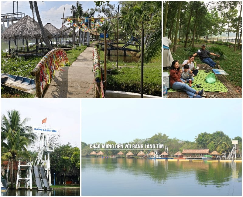 Khu du lịch sinh thái cắm trại gần Sài Gòn, khu du lịch dã ngoại Bằng Lăng Tím