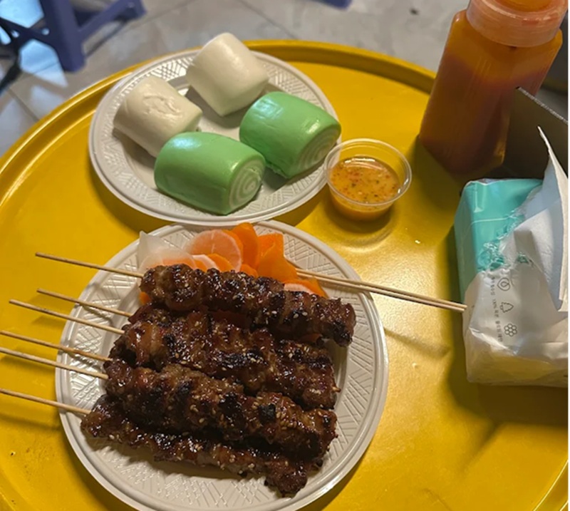Quán thịt xiên ở Sài Gòn. Quán thịt xiên ngon ở Sài Gòn