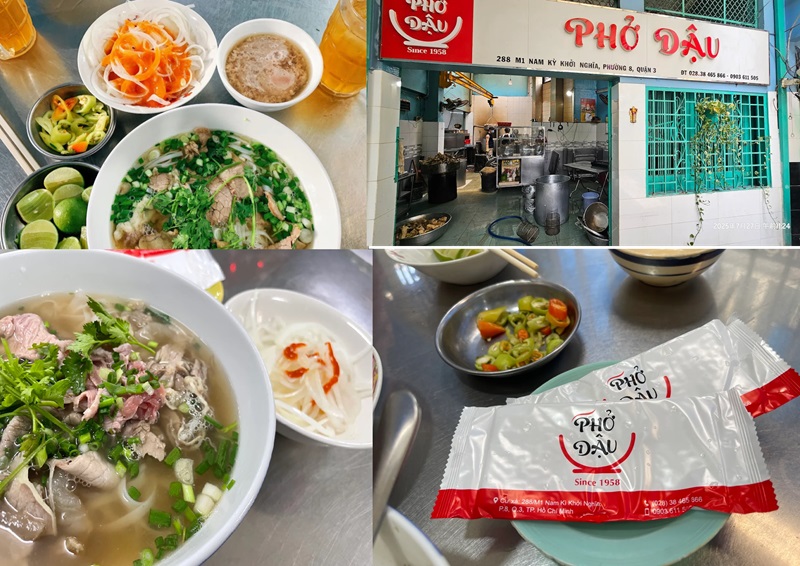 Quán phở ở Sài Gòn. Quán phở bình dân ở Sài Gòn