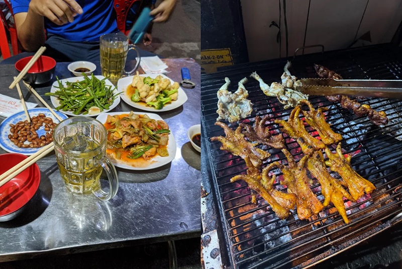 Quán nhậu ở Sài Gòn. Quán nhậu bình dân tại Sài Gòn