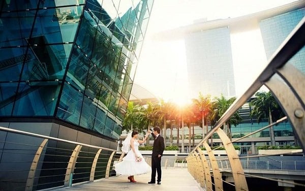 Địa điểm chụp ảnh cưới ở Singapore. Địa điểm chụp ảnh cưới đẹp ở Singapore. Đảo Sentosa
