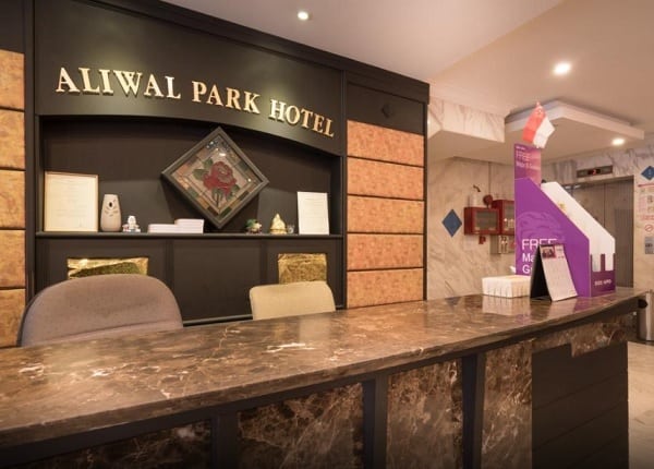 Khách sạn ở Bugis Singapore. Khách sạn Aliwal Park Hotel. Khách sạn giá rẻ ở Bugis Singapore