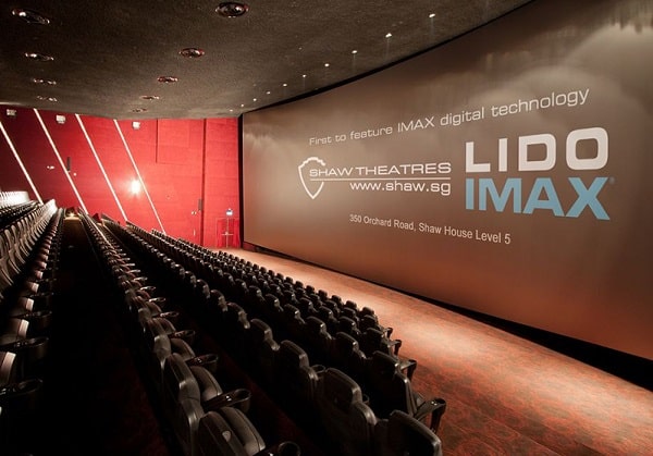 Shaw Theater Lido ở Orchard Road, rạp chiếu phim ở Singapore có chất lượng tốt nhất