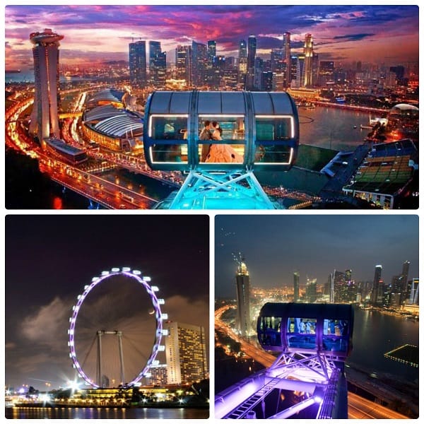 Buổi tối ở Singapore có gì vui? Vòng quay Singapore Flyer