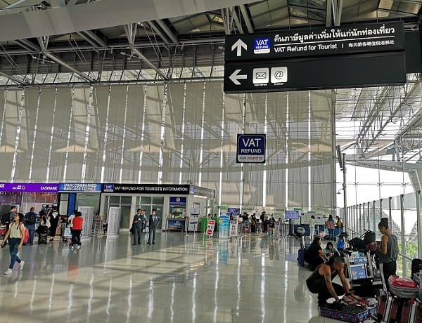 Hoàn thuế tại sân bay Thái Lan