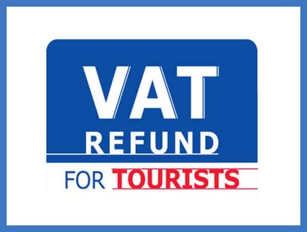 Hoàn thuế khi mua sắm ở Thái Lan khi mua hàng ở những nơi có biểu tưởng VAT Refund For Tourists