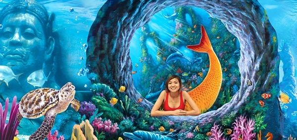 Khám phá bảo tàng Trickeye ở Phuket: Hóa thân thành nàng tiên cá xinh đẹp giữa lòng đại dương