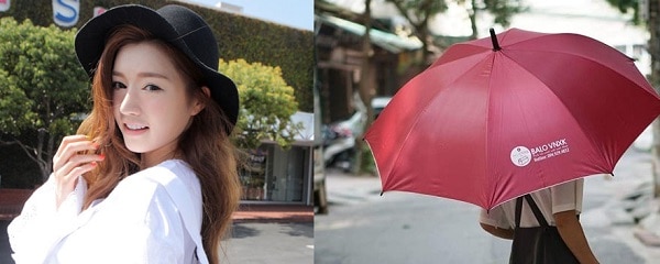 Kinh nghiệm chuẩn bị đồ khi đi du lịch Thái Lan. Mang theo ô hoặc mũ che nắng.