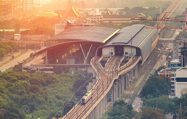 Trạm Makkasan, kết nối giữa tàu Airport Rail Link ở Bangkok và tàu điện ngầm MRT