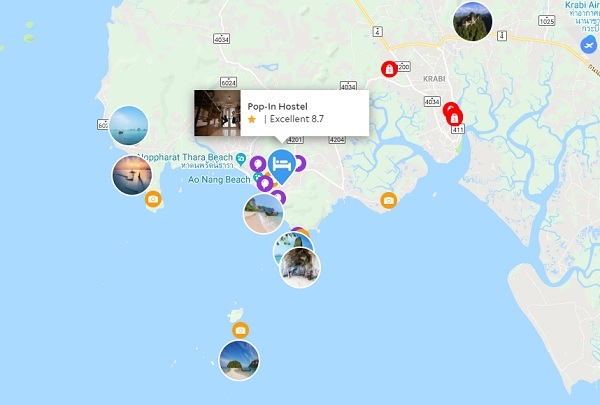 Pop in Hostel nhà nghỉ 2 sao giá rẻ ở Krabi. Nhà nghỉ giá rẻ ở Krabi