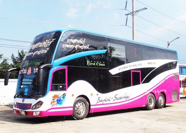 Cách đi từ Bangkok tới Koh Samui rẻ nhất: bắt xe bus từ ga Sai Tai Mai