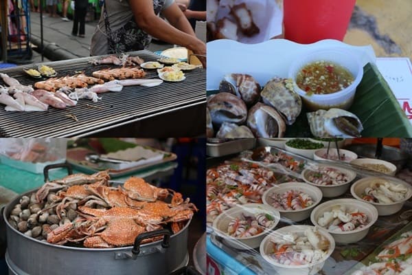 Hải sản nướng - Món ăn độc đáo tại chợ đêm Ao Nang, Krabi