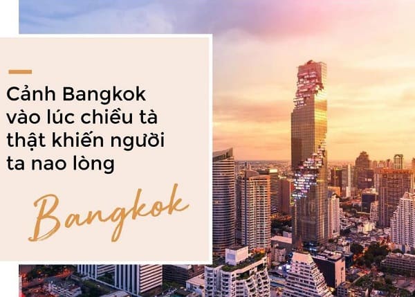 Thời gian đẹp nhất đến MahaNakhon Skywalk khi nào?