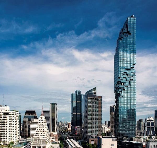Du lịch Mahanakhon SkyWalk trải nghiệm đi bộ trên không. Hướng dẫn, trải nghiệm du lịch tháp Mahanakhon SkyWalk đường đi, giá vé.