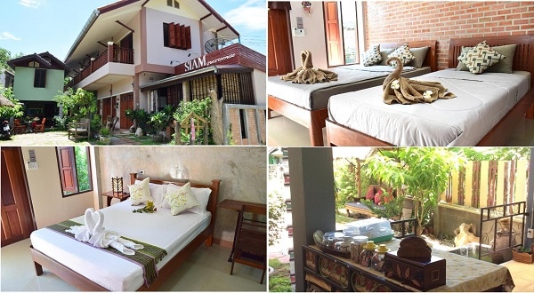 Khách sạn đẹp ở Kanchanaburi giá bình dân, gần chợ đêm, vị trí trung tâm. Nên ở khách sạn nào Kanchanaburi? Siam Guesthouse